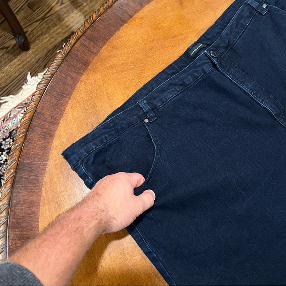 Universal Standard Sava High Rise Flare Jeans Dark Indigo Wash Approximating 30 - Picture 5 of 16